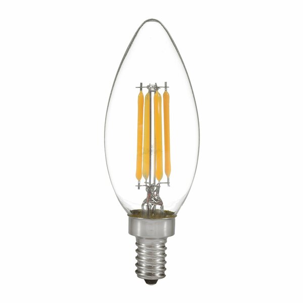 American Imaginations 4W Bulb Socket Light Bulb Warm White Glass AI-37433